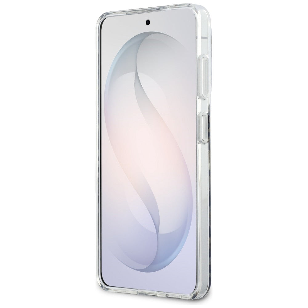 MagSafe hoesje voor Samsung Galaxy S26 S942, Guess, IML Leopard Pattern, Zwart