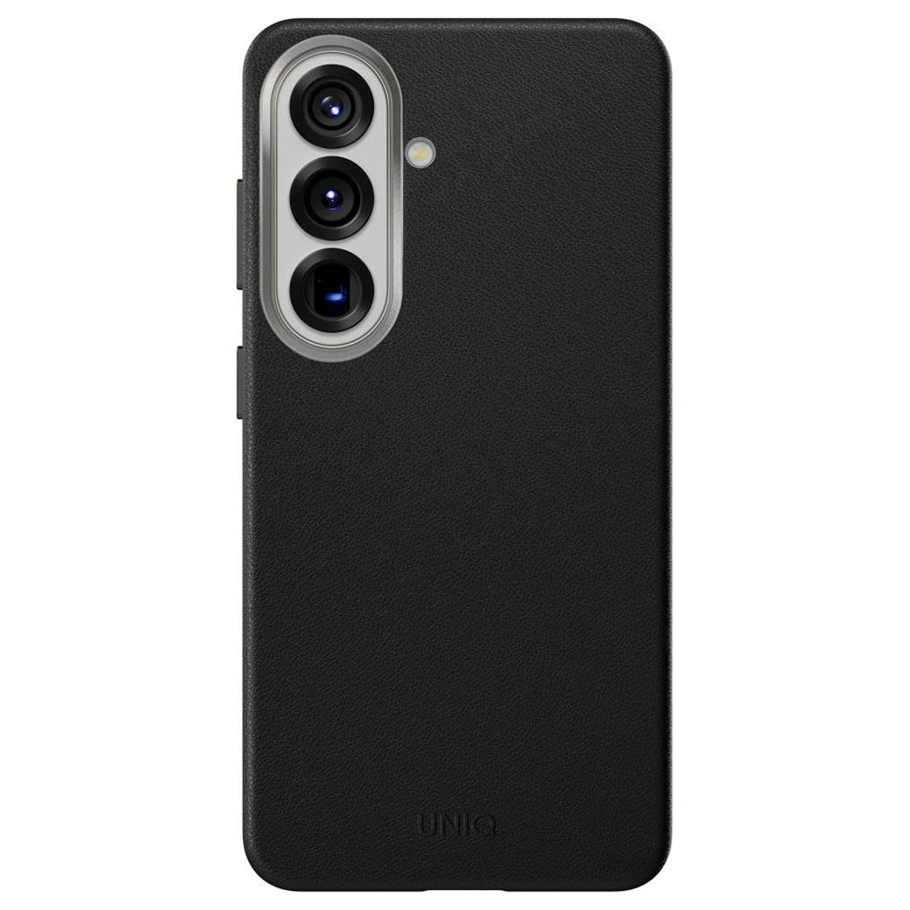 Étui pour Samsung Galaxy S26 S942, UNIQ, Lyden Leatherette, Noir
