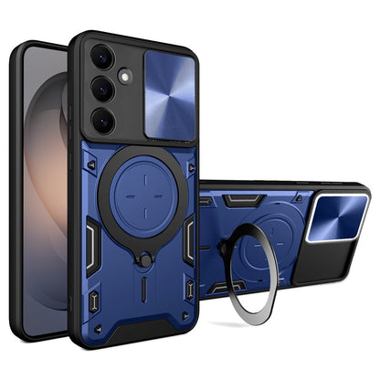 Hoes voor Samsung Galaxy S26 S942, Techsuit, CamGuard Pro, Blauw
