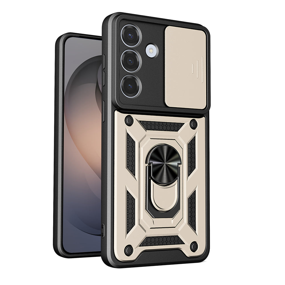 Hoes voor Samsung Galaxy S26, Techsuit, CamShield, Goud