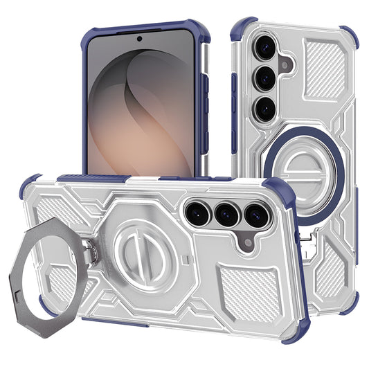 Hülle für Samsung Galaxy S26, Techsuit, Carbon Shield Pro, Blau