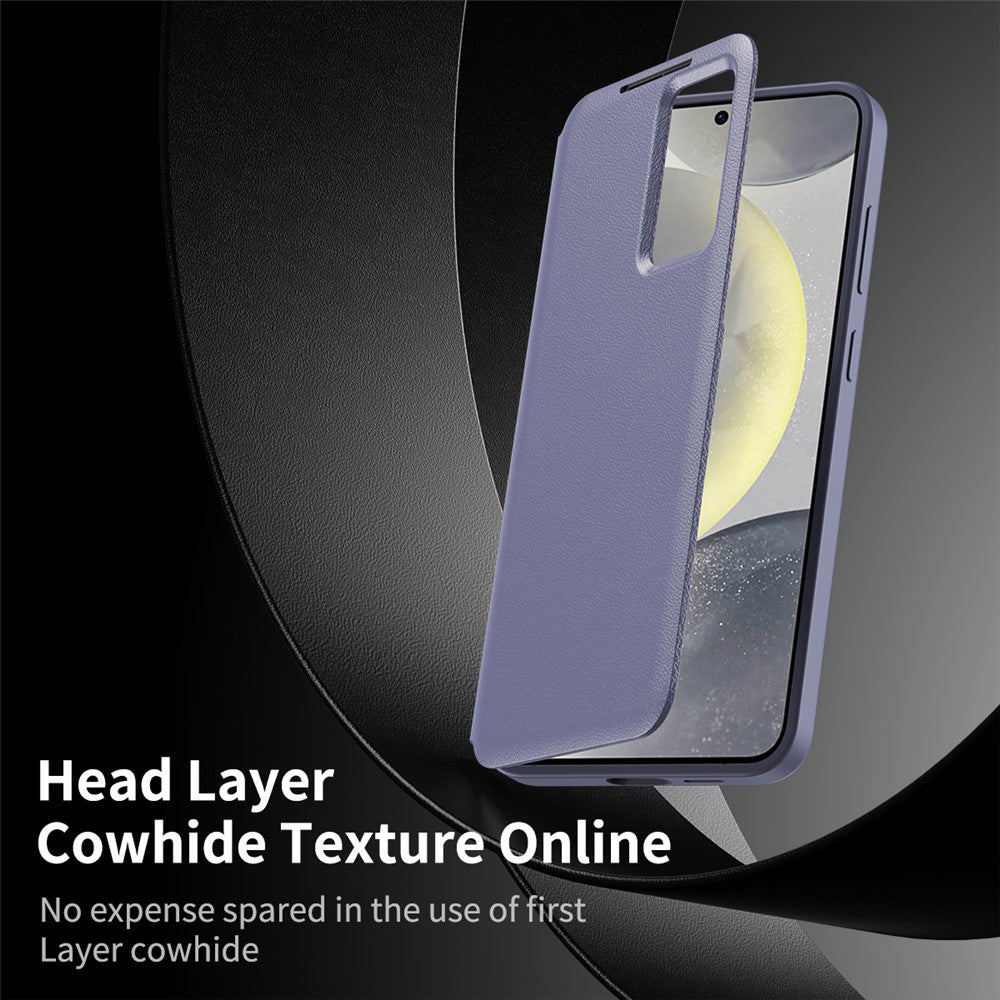 Hoes voor Samsung Galaxy S26 S942, Techsuit, SmartView, Paars