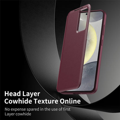 Étui pour Samsung Galaxy S26 S942, Techsuit, SmartView, Rouge