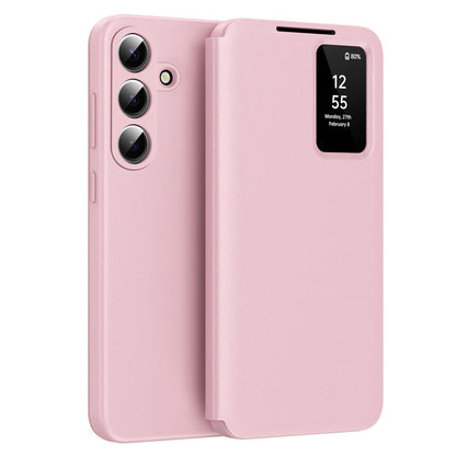 Hülle für Samsung Galaxy S26 S942, Techsuit, SmartView, Rosa