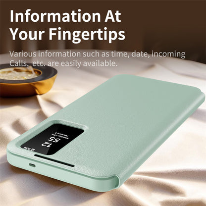 Étui pour Samsung Galaxy S26 S942, Techsuit, SmartView, Vert