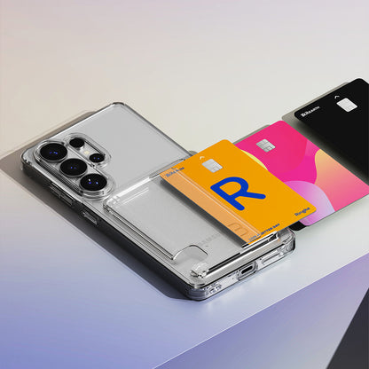 Hoesje voor Samsung Galaxy S26 Ultra, Ringke, Fusion Card, Transparant