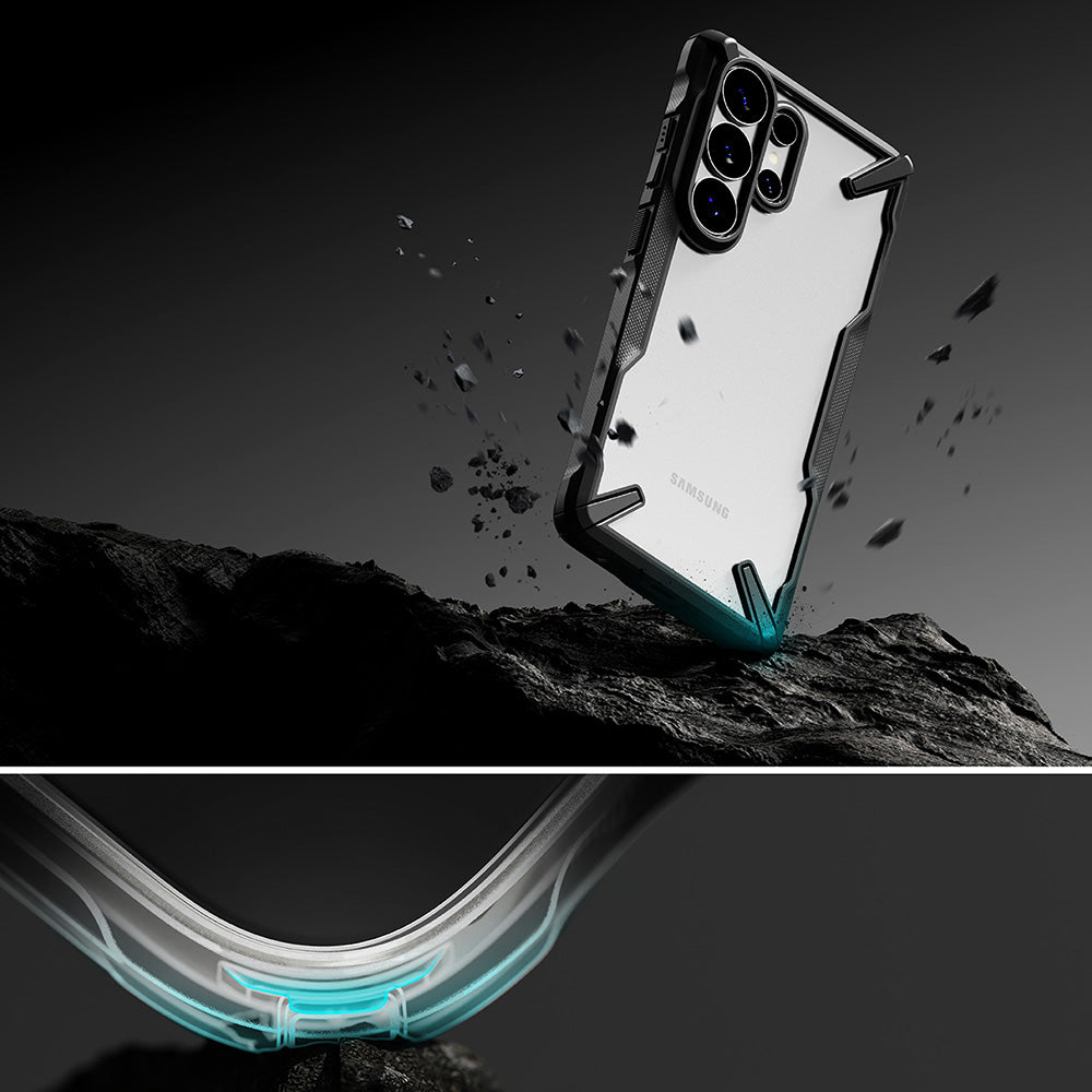 Hoes voor Samsung Galaxy S26 Ultra S948, Ringke, Fusion X, Zwart