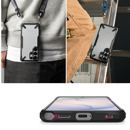 Hoes voor Samsung Galaxy S26 Ultra S948, Ringke, Fusion X, Zwart