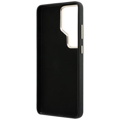 Hülle für Samsung Galaxy S26 Ultra S948, Guess, 4G Grained Big and Classic Logo, Schwarz