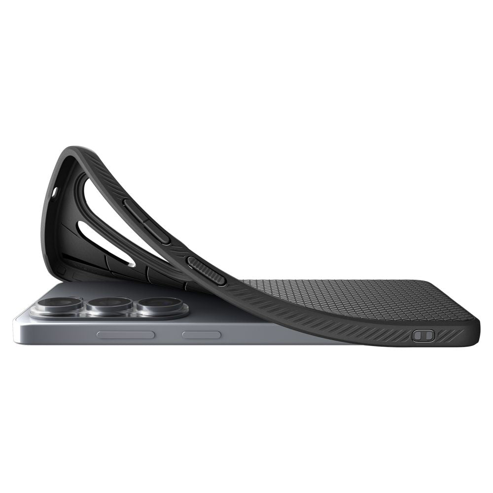 Hülle für Samsung Galaxy S26 Ultra S948, Spigen, Liquid Air, Mattschwarz ACS10670