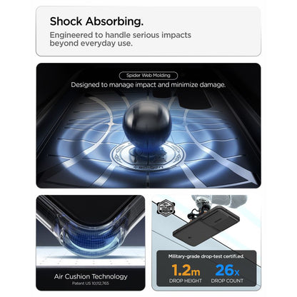 Hoes voor Samsung Galaxy S26 Ultra S948, Spigen, Optik Armor, Zwart ACS10687