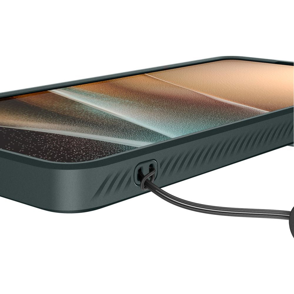 Hoesje voor Samsung Galaxy S26 Ultra S948, Spigen, Optik Armor, Groen ACS10688