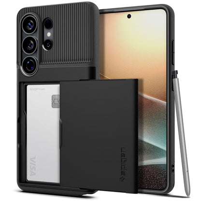 Hülle für Samsung Galaxy S26 Ultra S948, Spigen, Slim Armor CS, Schwarz ACS11036