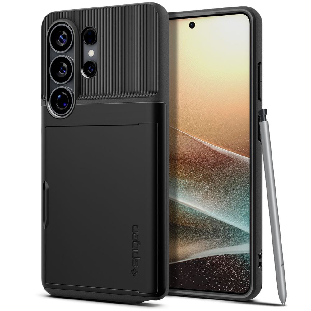 Hülle für Samsung Galaxy S26 Ultra S948, Spigen, Slim Armor CS, Schwarz ACS11036