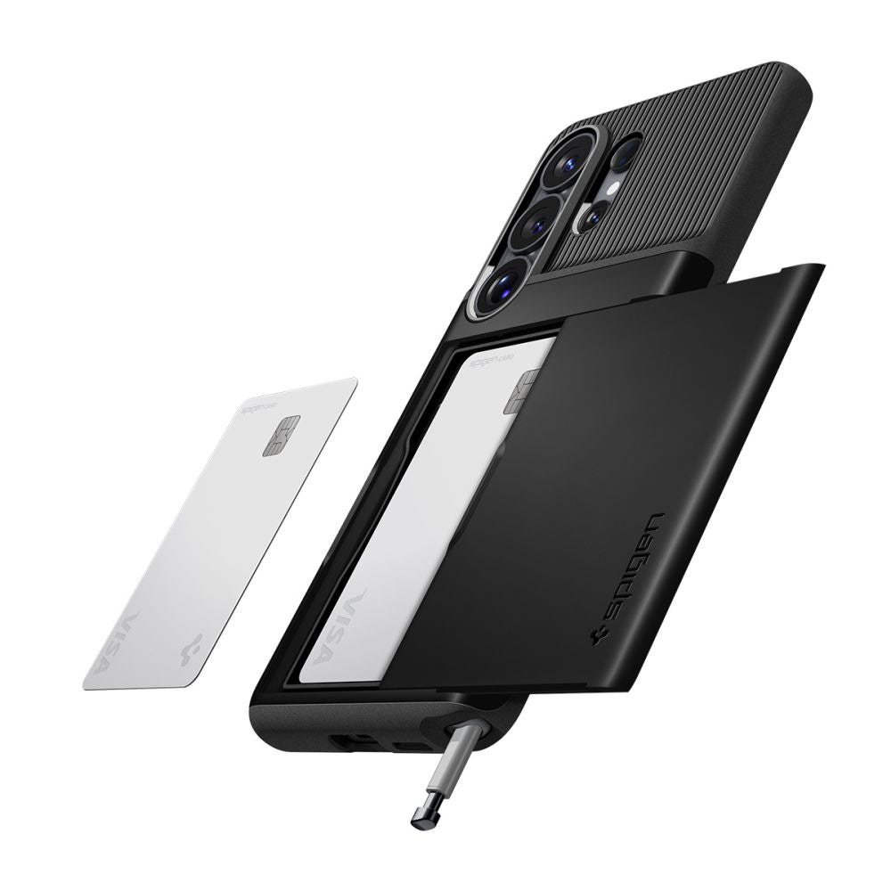 Hülle für Samsung Galaxy S26 Ultra S948, Spigen, Slim Armor CS, Schwarz ACS11036