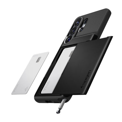 Hülle für Samsung Galaxy S26 Ultra S948, Spigen, Slim Armor CS, Schwarz ACS11036