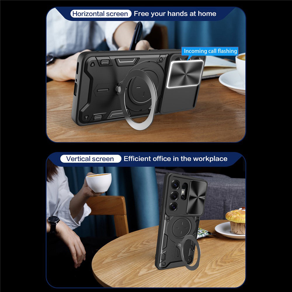 Étui pour Samsung Galaxy S26 Ultra, Techsuit, CamGuard Pro, Noir