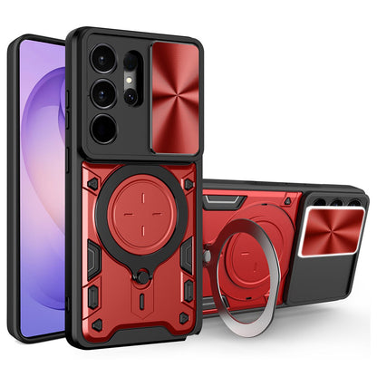 Étui pour Samsung Galaxy S26 Ultra, Techsuit, CamGuard Pro, Rouge