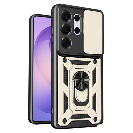 Hoes voor Samsung Galaxy S26 Ultra, Techsuit, CamShield, Goud