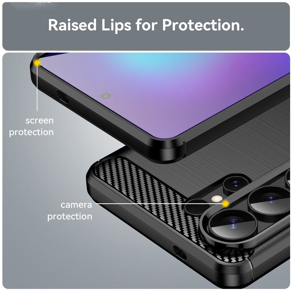 Étui pour Samsung Galaxy S26 Ultra, Techsuit, Carbone, Noir