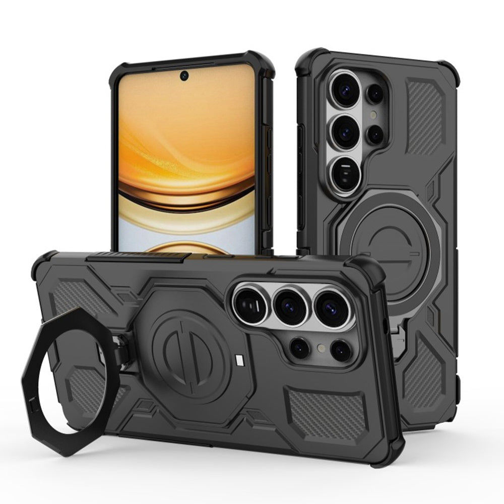 Étui pour Samsung Galaxy S26 Ultra, Techsuit, Carbon Shield Pro, Noir