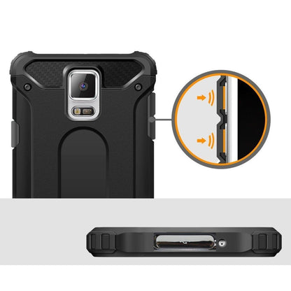 Hoes voor Samsung Galaxy S5 G900, Techsuit, Hybrid Armor, Zwart