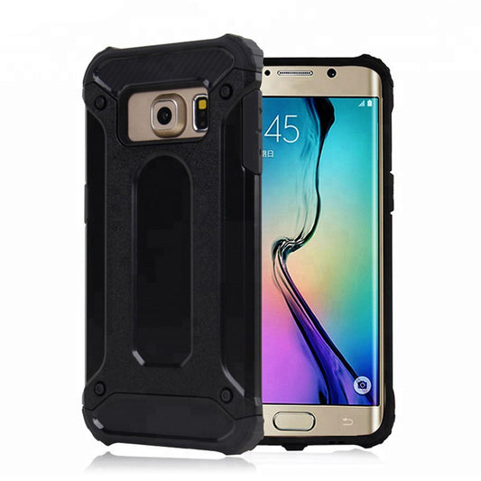 Hoes voor Samsung Galaxy S6 G920, Techsuit, Hybrid Armor, Zwart