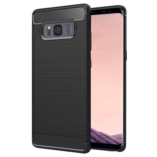 Hülle für Samsung Galaxy S8+ G955, Techsuit, Carbon, Schwarz