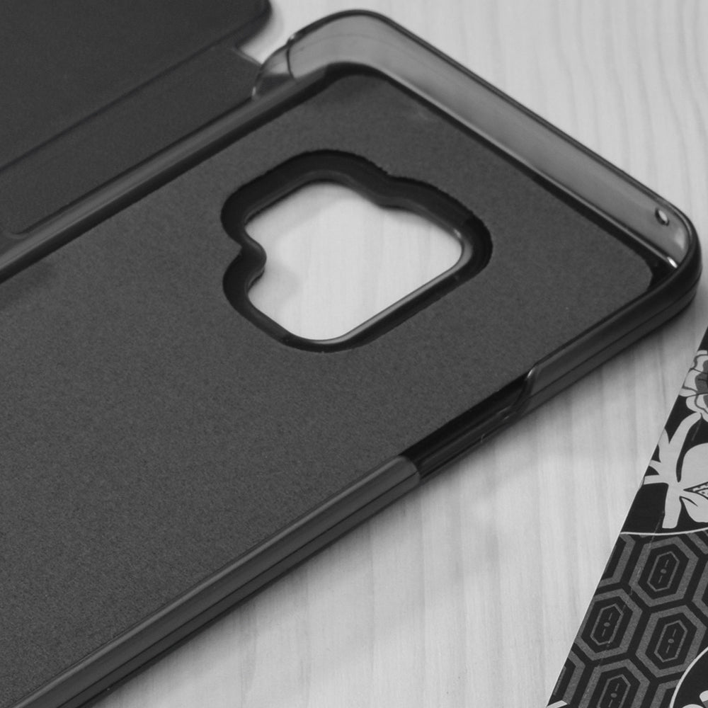 Hülle für Samsung Galaxy S9 G960, Techsuit, eFold, Schwarz