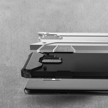 Hülle für Samsung Galaxy S9 G960, Techsuit, Hybrid Armor, Schwarz