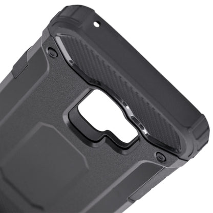 Hülle für Samsung Galaxy S9 G960, Techsuit, Hybrid Armor, Schwarz
