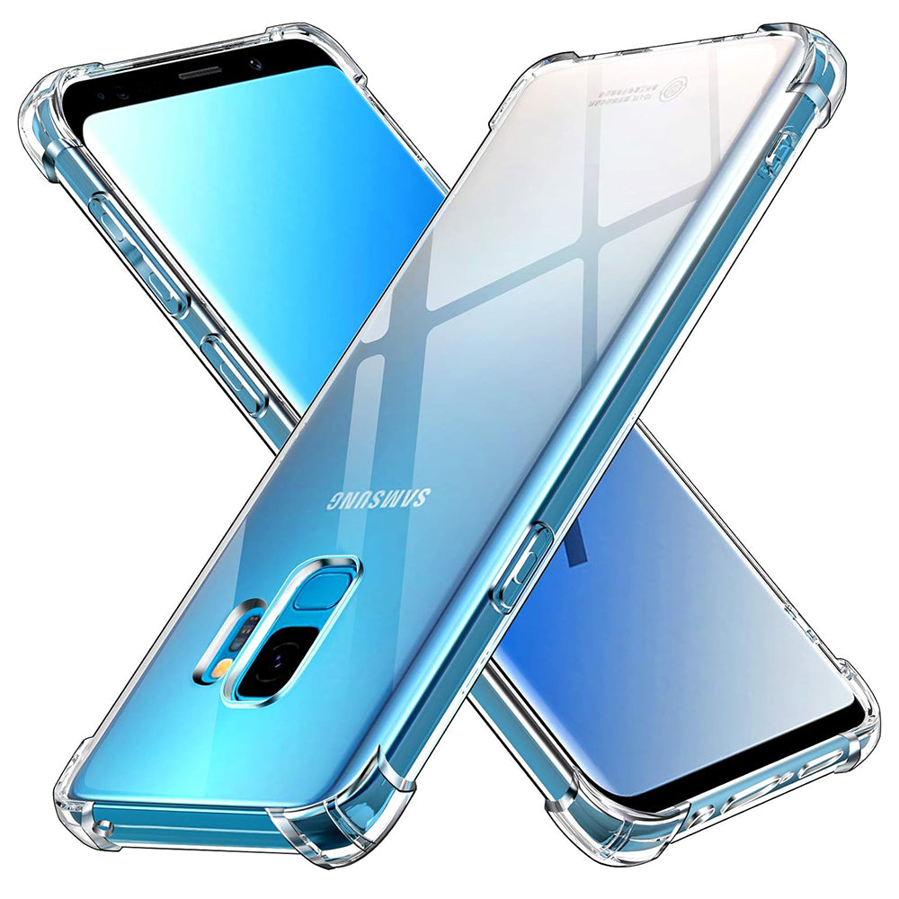 Hülle für Samsung Galaxy S9 G960, Techsuit, stoßfest klar, transparent
