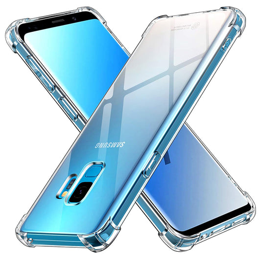 Hoesje voor Samsung Galaxy S9 G960, Techsuit, Schokbestendig Transparant