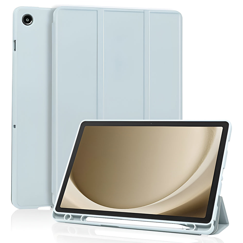Hülle für Samsung Galaxy Tab A11+ / Tab A9+, Techsuit, Flex Trifold, Blau