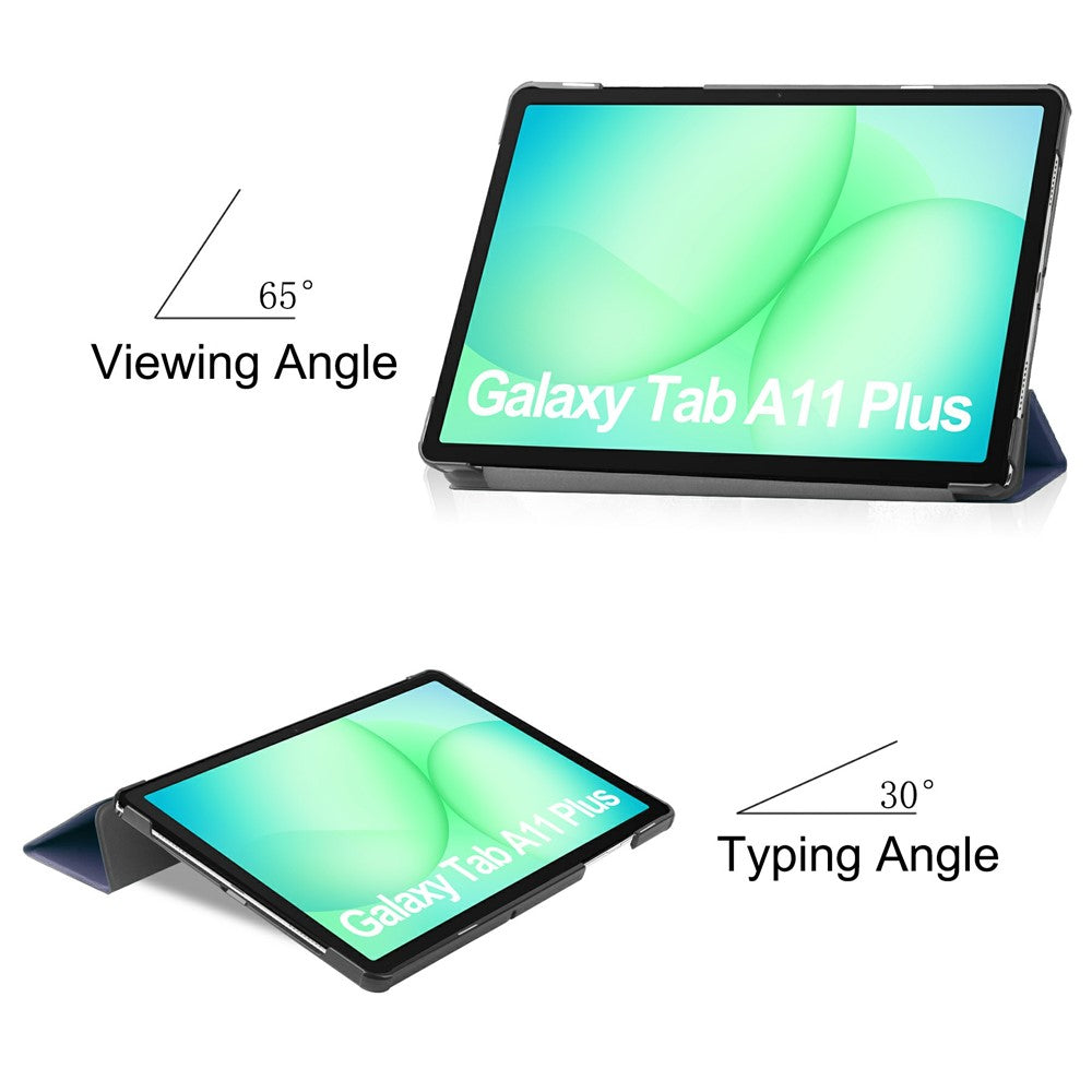 Hülle für Samsung Galaxy Tab A11+ / Tab A9+, Techsuit, FoldPro, Blau