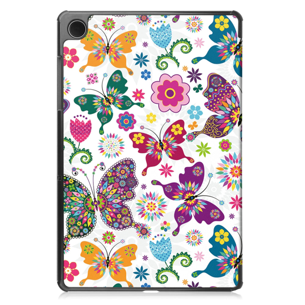 Hoes voor Samsung Galaxy Tab A11+ / Tab A9+, Techsuit, FoldPro Butterfly, Multicolor