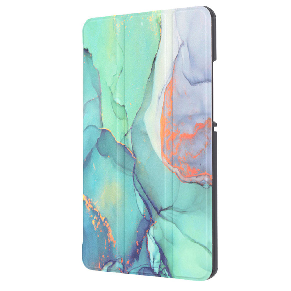Hoes voor Samsung Galaxy Tab A11+ / Tab A9+, Techsuit, FoldPro Green Time, Multicolor