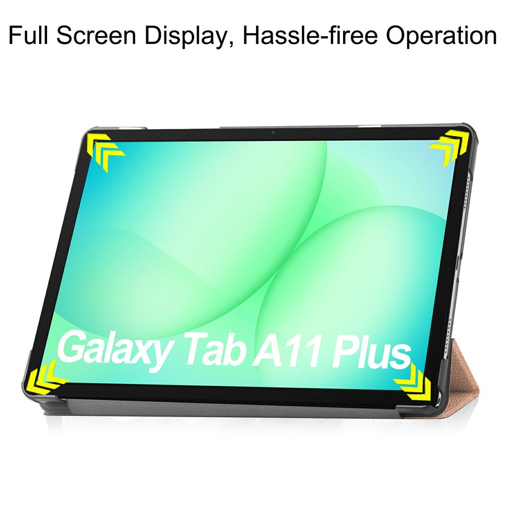 Hülle für Samsung Galaxy Tab A11+ / Tab A9+, Techsuit, FoldPro, Rosa