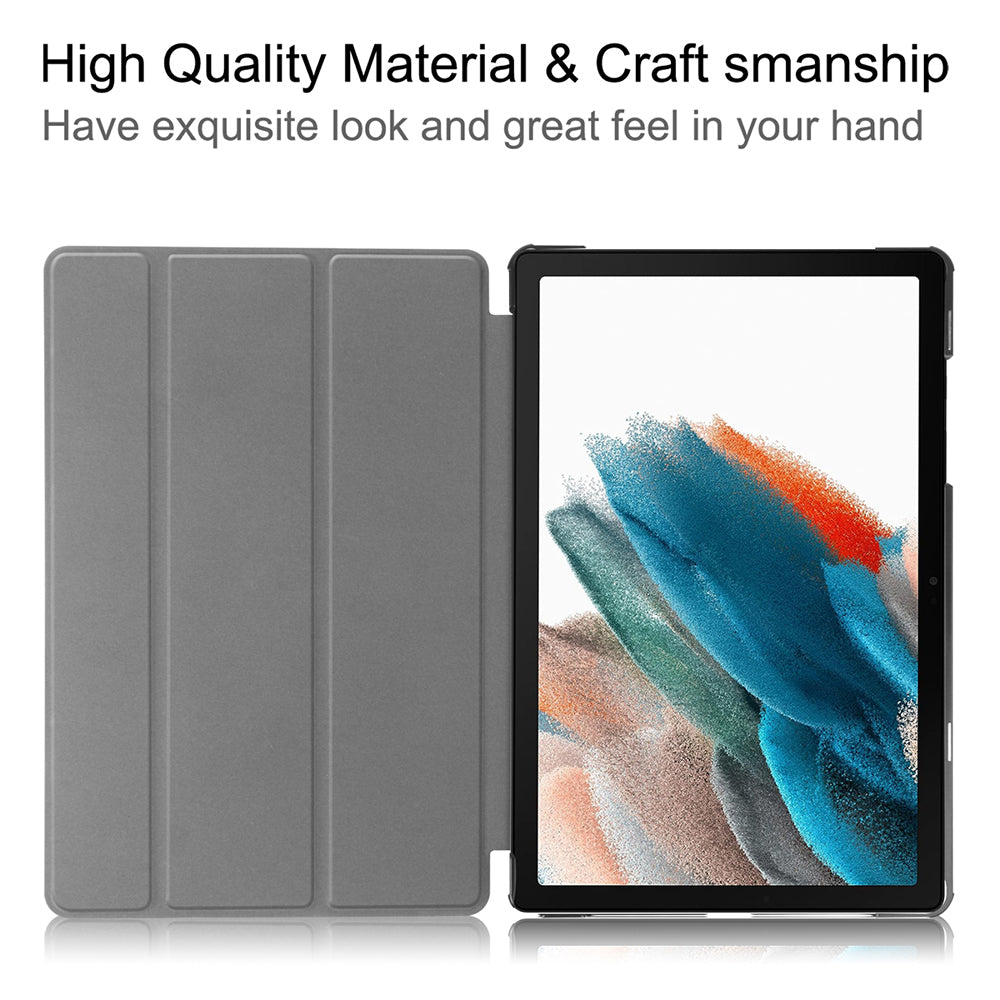 Hoes voor Samsung Galaxy Tab A11 / Tab A9, Techsuit, FoldPro Butterfly Nieuw Model, Multicolor