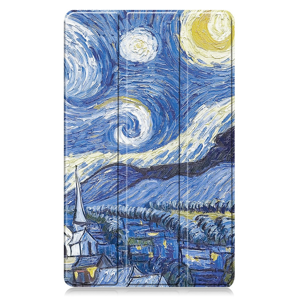 Hülle für Samsung Galaxy Tab A11 / Tab A9, Techsuit, FoldPro Starry Night New Model, Mehrfarbig
