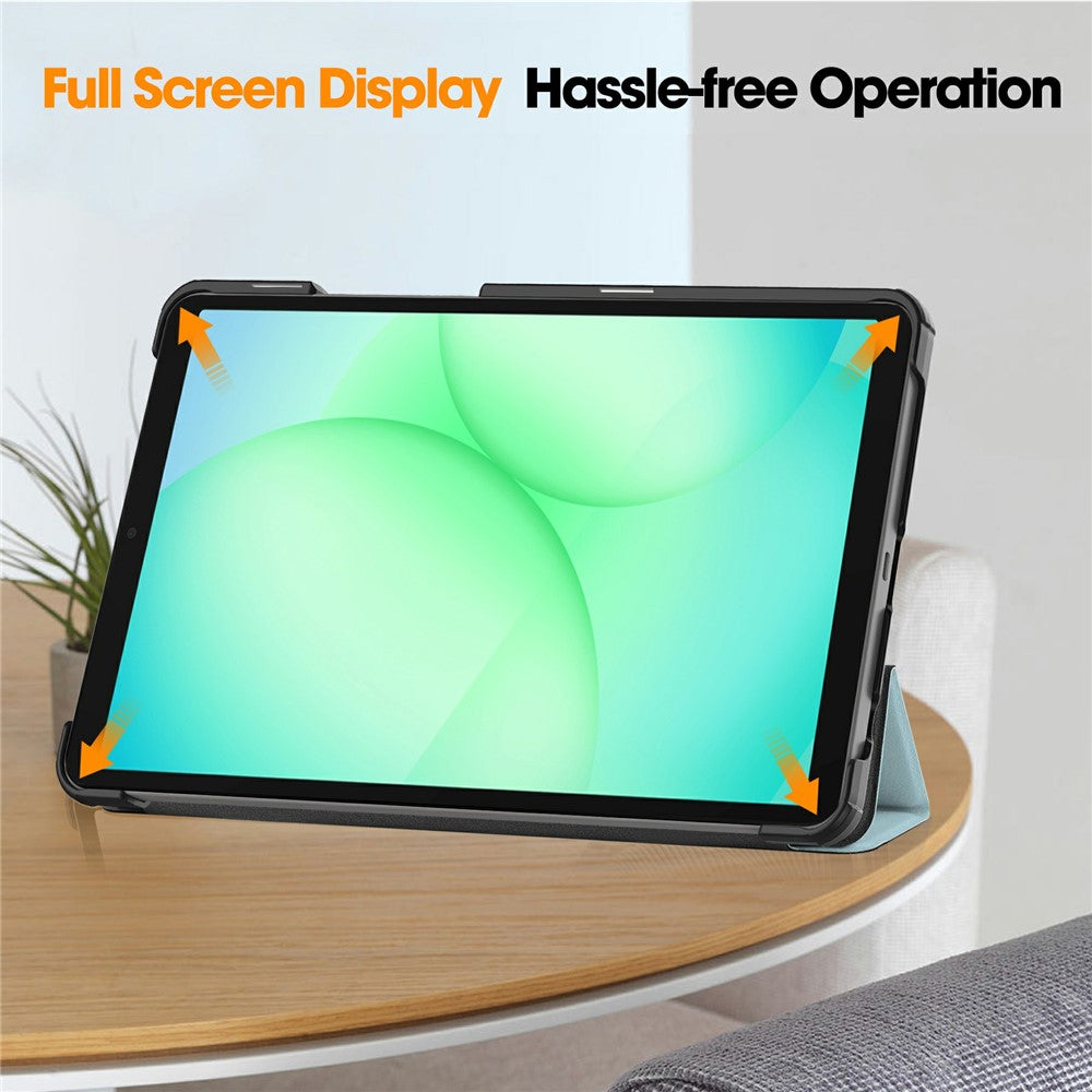 Hülle für Samsung Galaxy Tab A11 / Tab A9, Techsuit, FoldPro Unicorn Neues Modell, Mehrfarbig