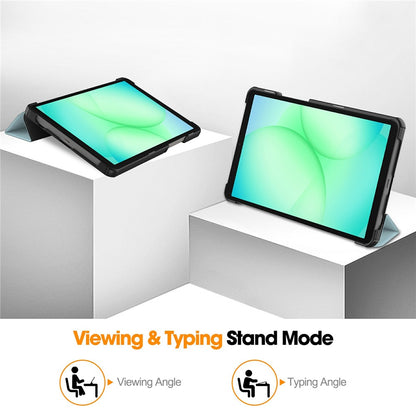 Hülle für Samsung Galaxy Tab A11 / Tab A9, Techsuit, FoldPro Unicorn Neues Modell, Mehrfarbig
