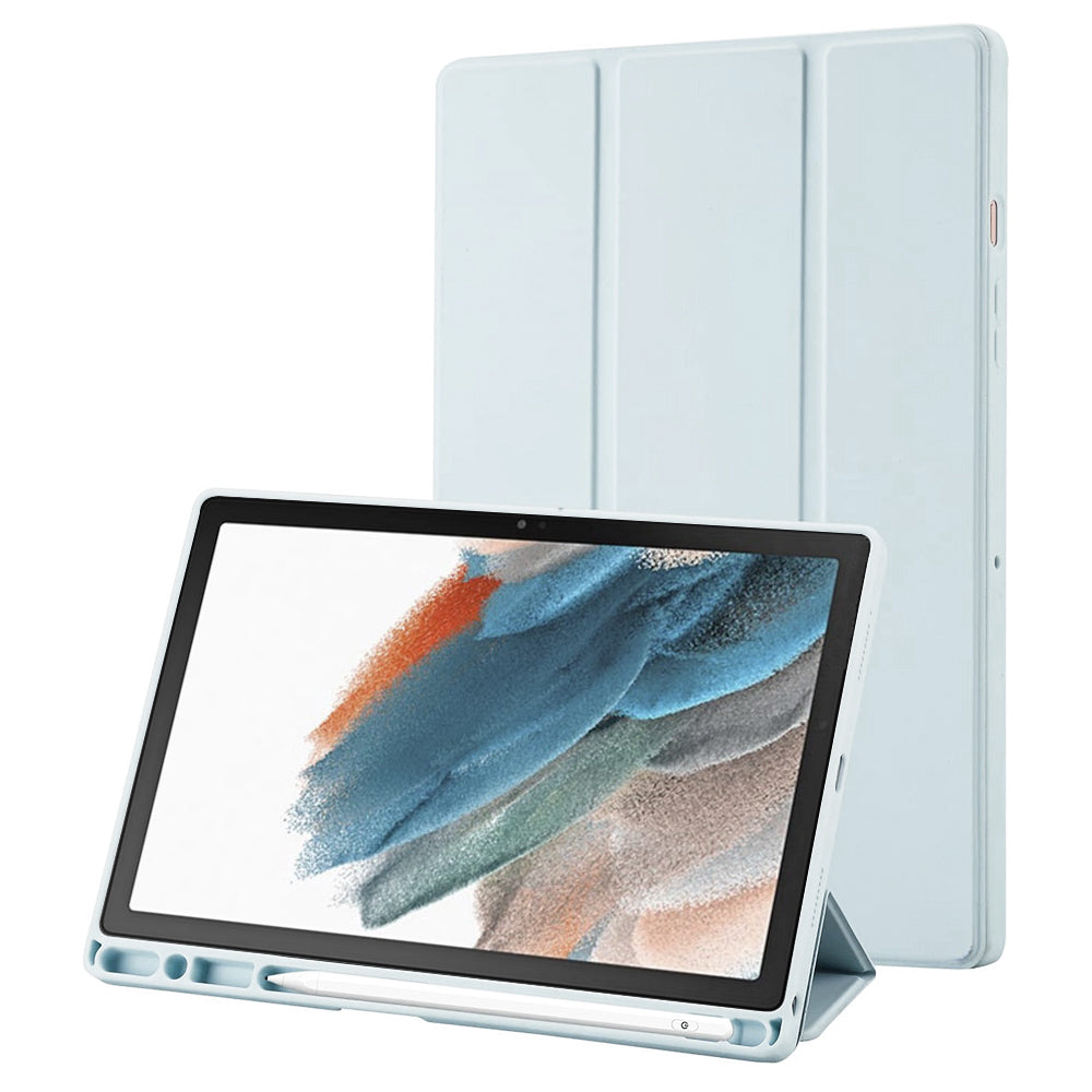 Hülle für Samsung Galaxy Tab A8 10.5 (2021), Techsuit, Flex Trifold, Blau