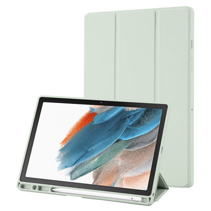 Coque pour Samsung Galaxy Tab A8 10.5 (2021), Techsuit, Flex Trifold, Vert Matcha