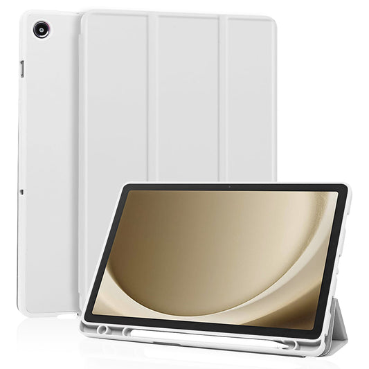 Hoes voor Samsung Galaxy Tab A9+, Techsuit, Flex Trifold, Grijs