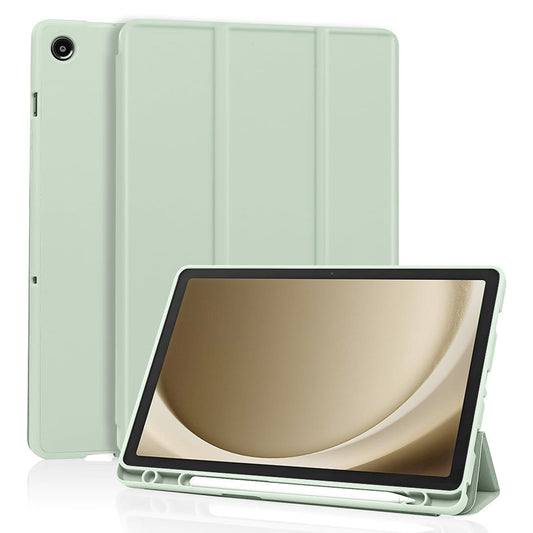 Hoes voor Samsung Galaxy Tab A9+, Techsuit, Flex Trifold, Matcha Groen