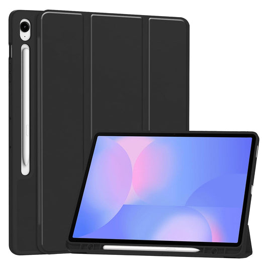 Hoes voor Samsung Galaxy Tab S10 FE+, Techsuit, Flex Trifold, Zwart
