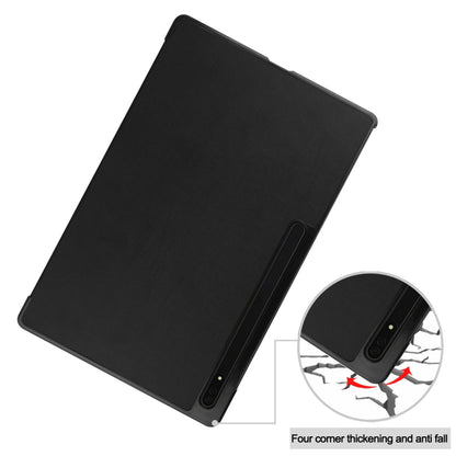 Étui pour Samsung Galaxy Tab S10+ / Tab S9 FE+ / Tab S9+, Techsuit, FoldPro, Noir