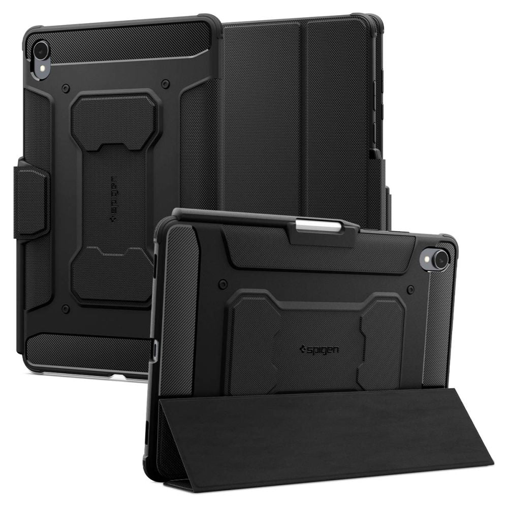 Case for Samsung Galaxy Tab S11, Spigen, Rugged Armor Pro, Black ACS10149