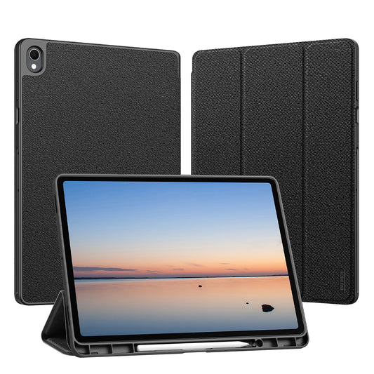 Hoes voor Samsung Galaxy Tab S12 Plus, DUX DUCIS, Domo met penhouder, zwart